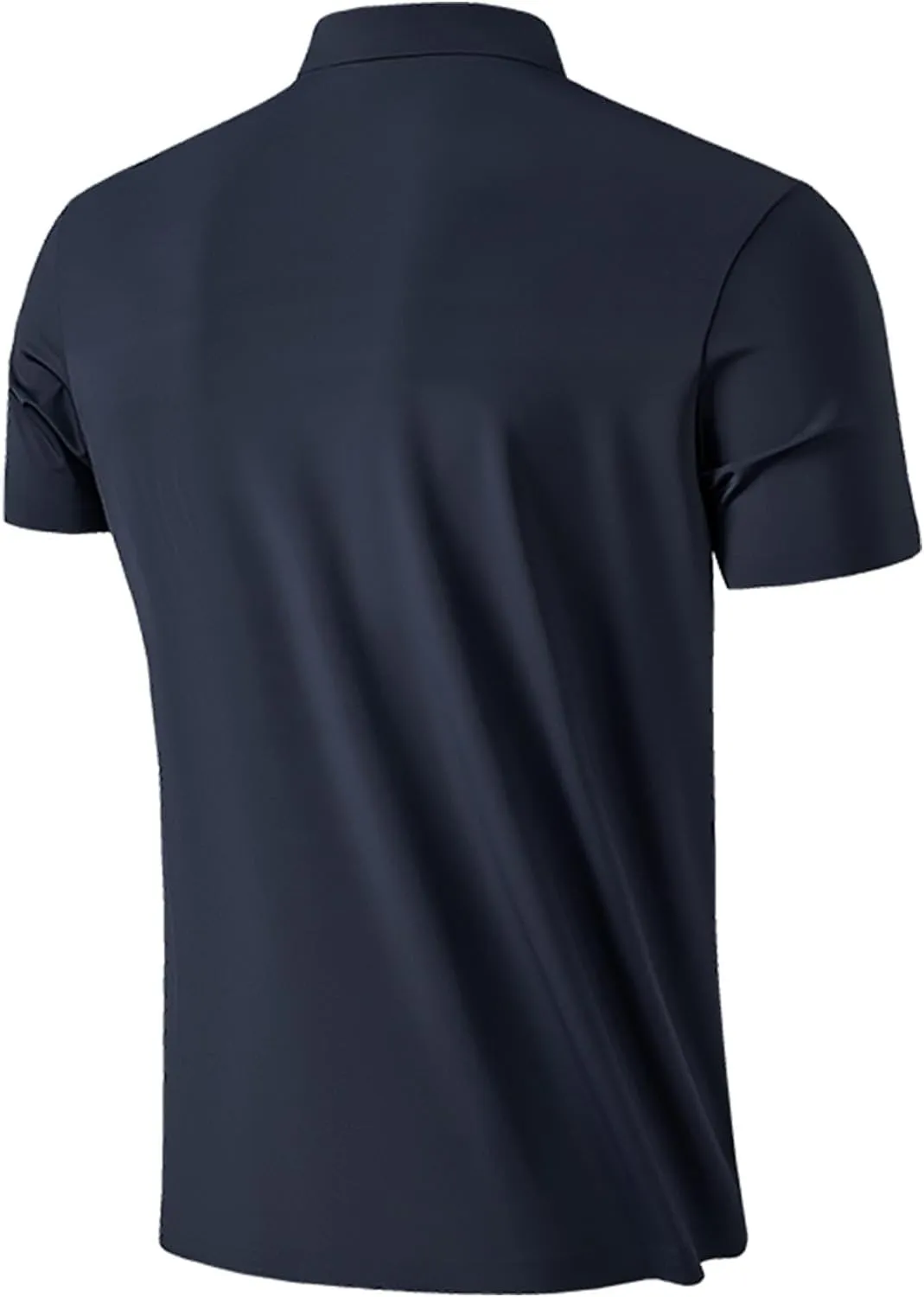 ZUEVI Men's Polo Shirts Short Sleeve Performance Designed Golf Polos Quick Dry Collared T-Shirts for Men Daily Casual Outdoor