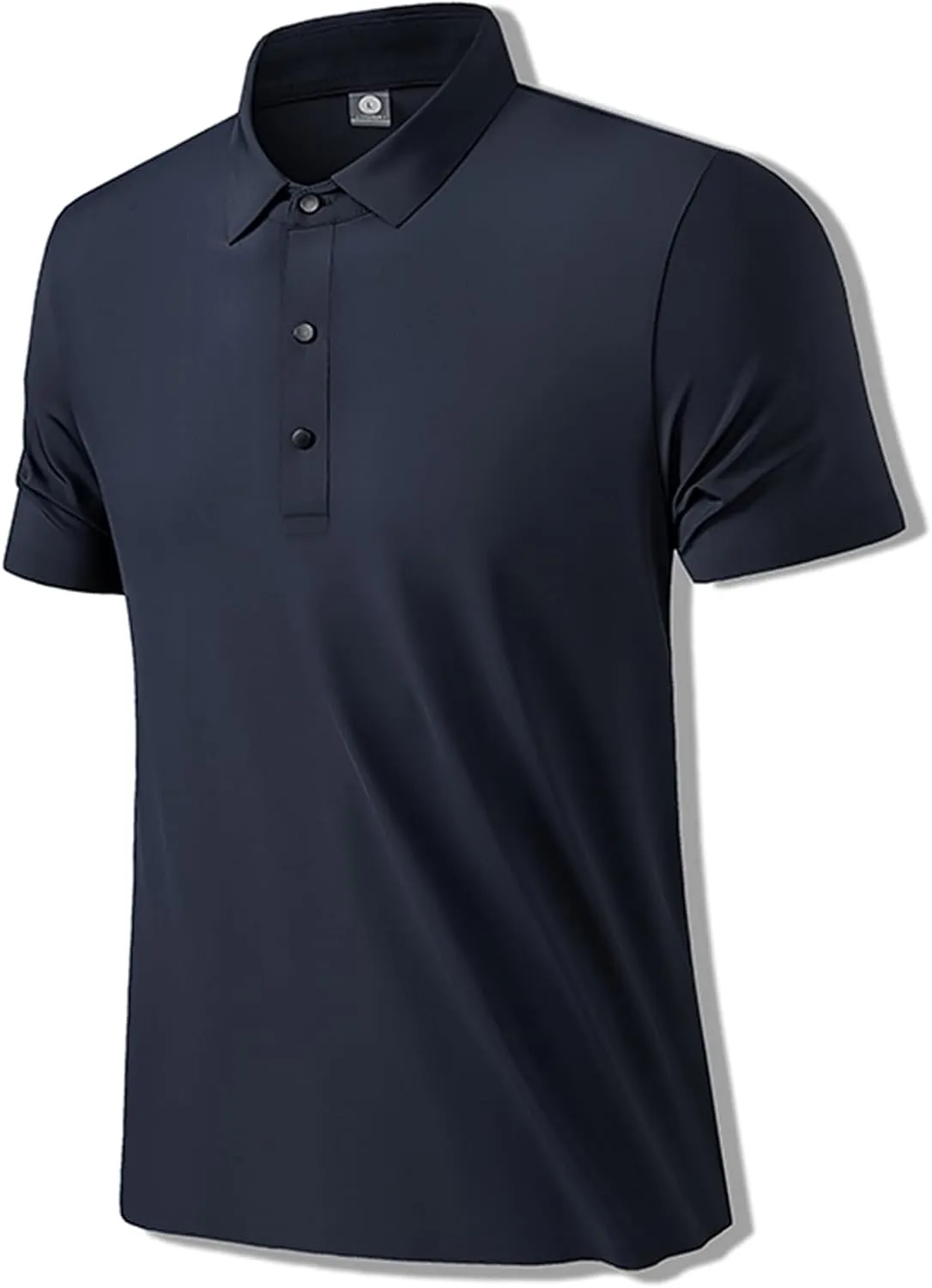 ZUEVI Men's Polo Shirts Short Sleeve Performance Designed Golf Polos Quick Dry Collared T-Shirts for Men Daily Casual Outdoor